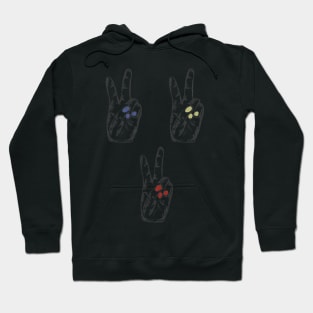 Peace Sign Sticker Pack Hoodie